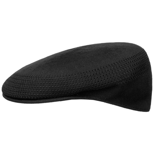 Kangol 504 Ventair Flatcap Schiebermütze - Black - Schwarz
