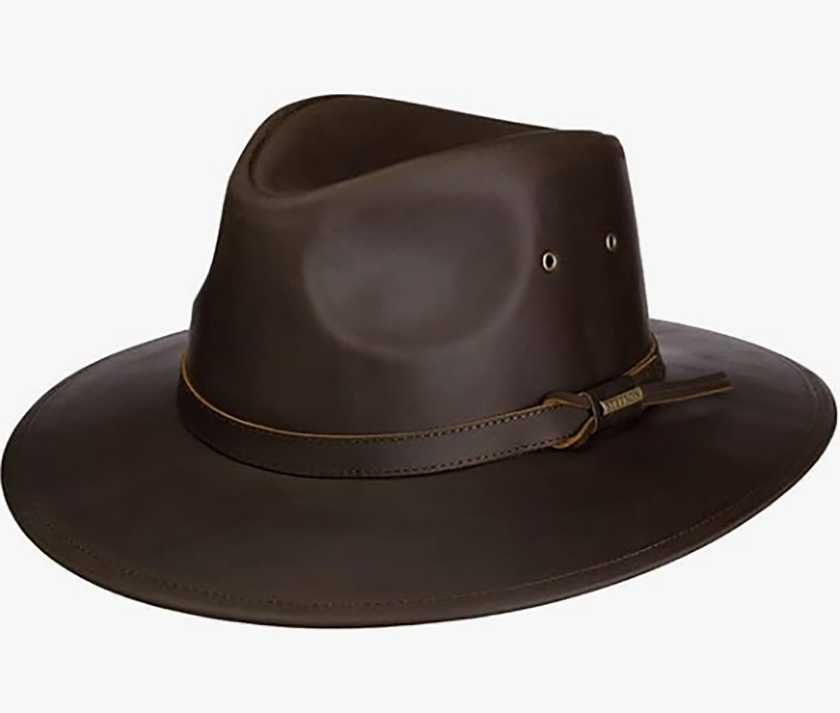 Stetson Buffalo Glencross Leder-Hut - Westernhut - Büffel-Leder - Wasserabweisend - Braun