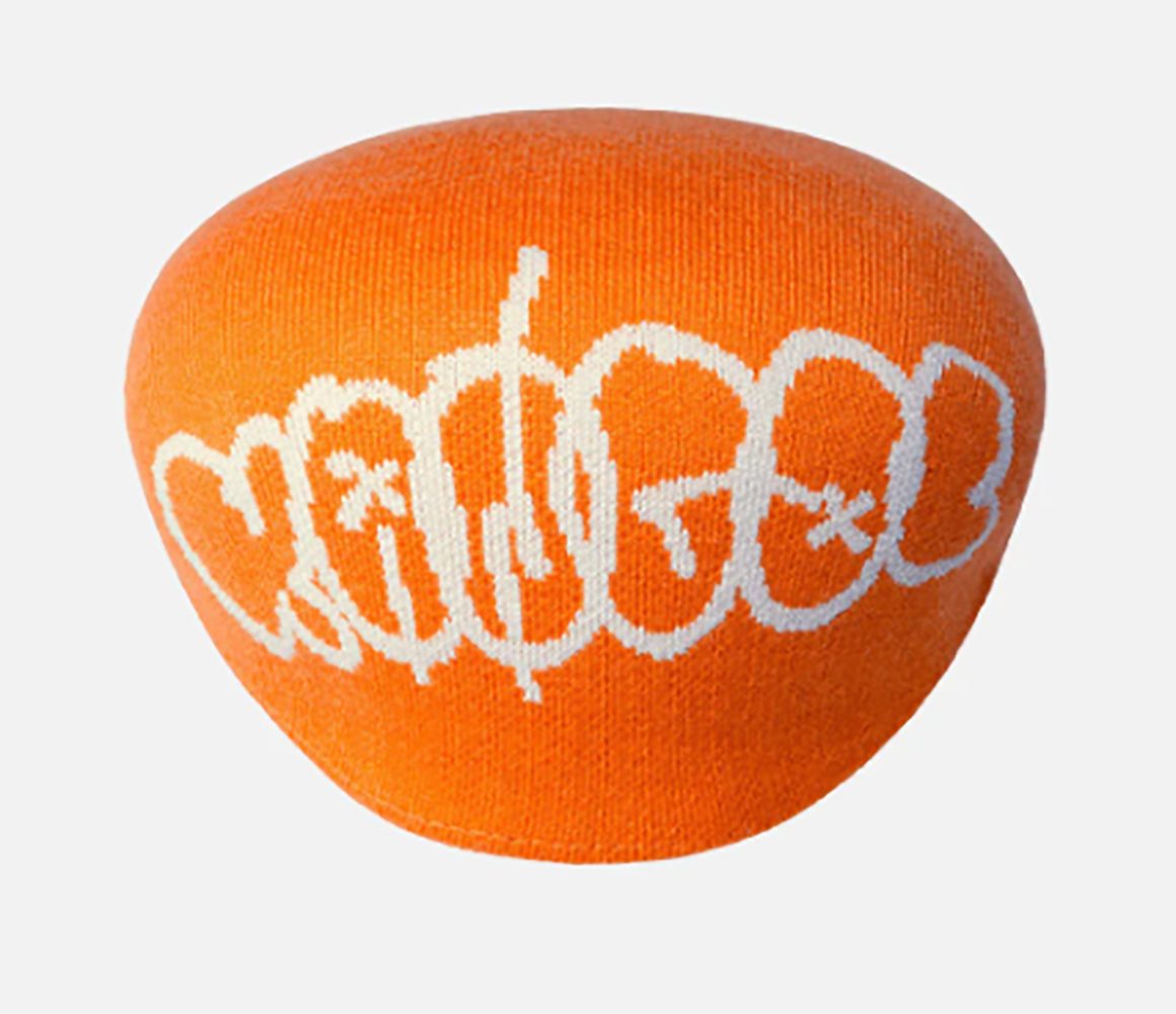 Kangol 504 Y2K Wolle Flatcap Schiebermütze - Kumquat - Orange