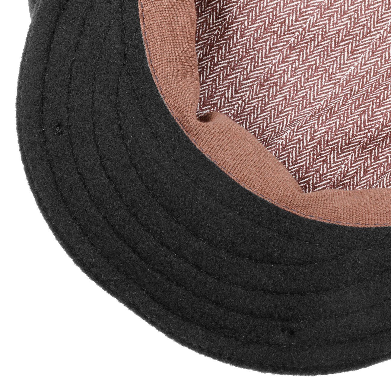 Stetson Brooklin Wolle Kaschmir - Flatcap - 6-teilig - Schwarz