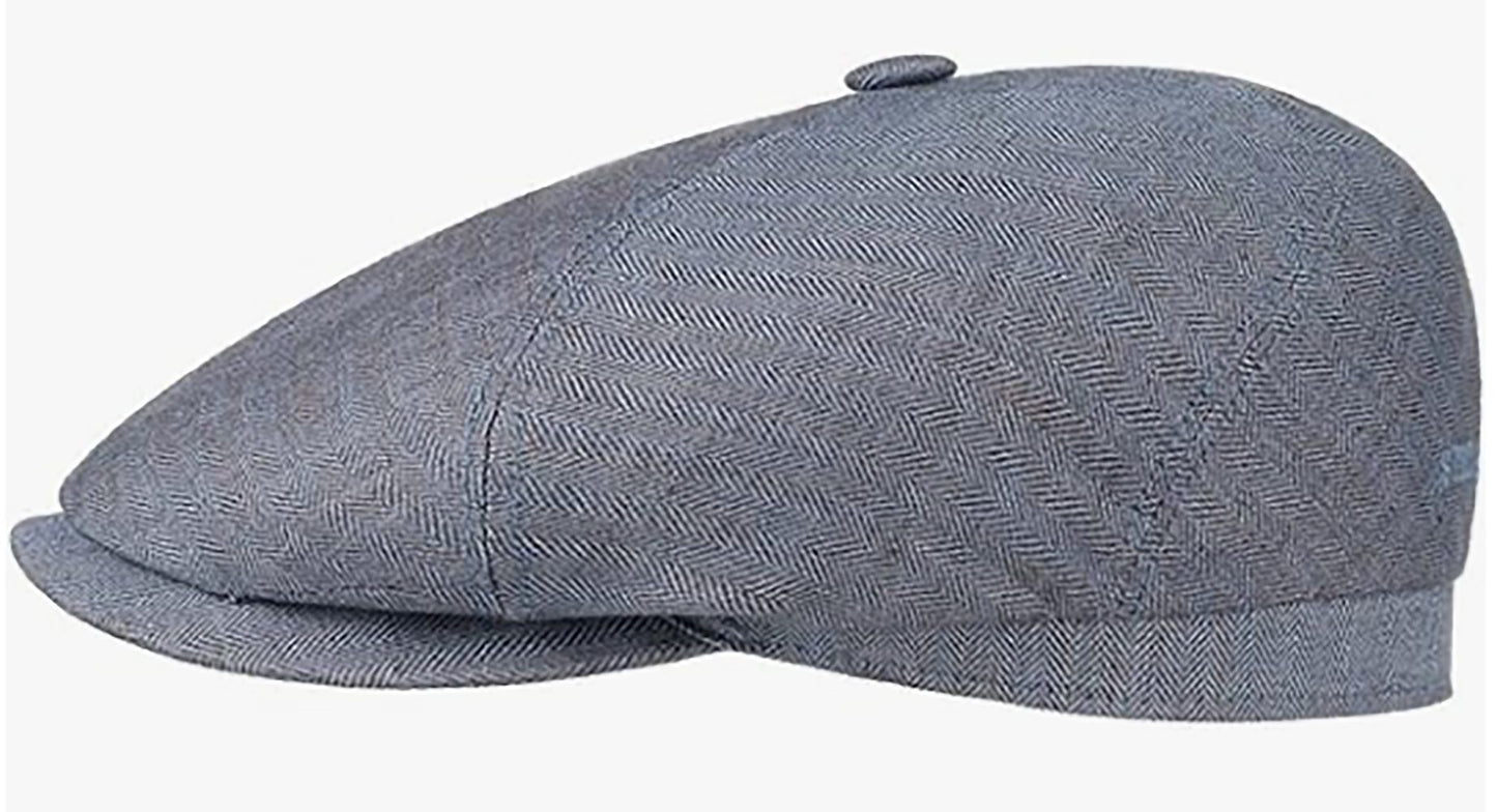 Stetson Brooklin Leinen - aus 100% Leinen - 326 - Blau - Made in the EU