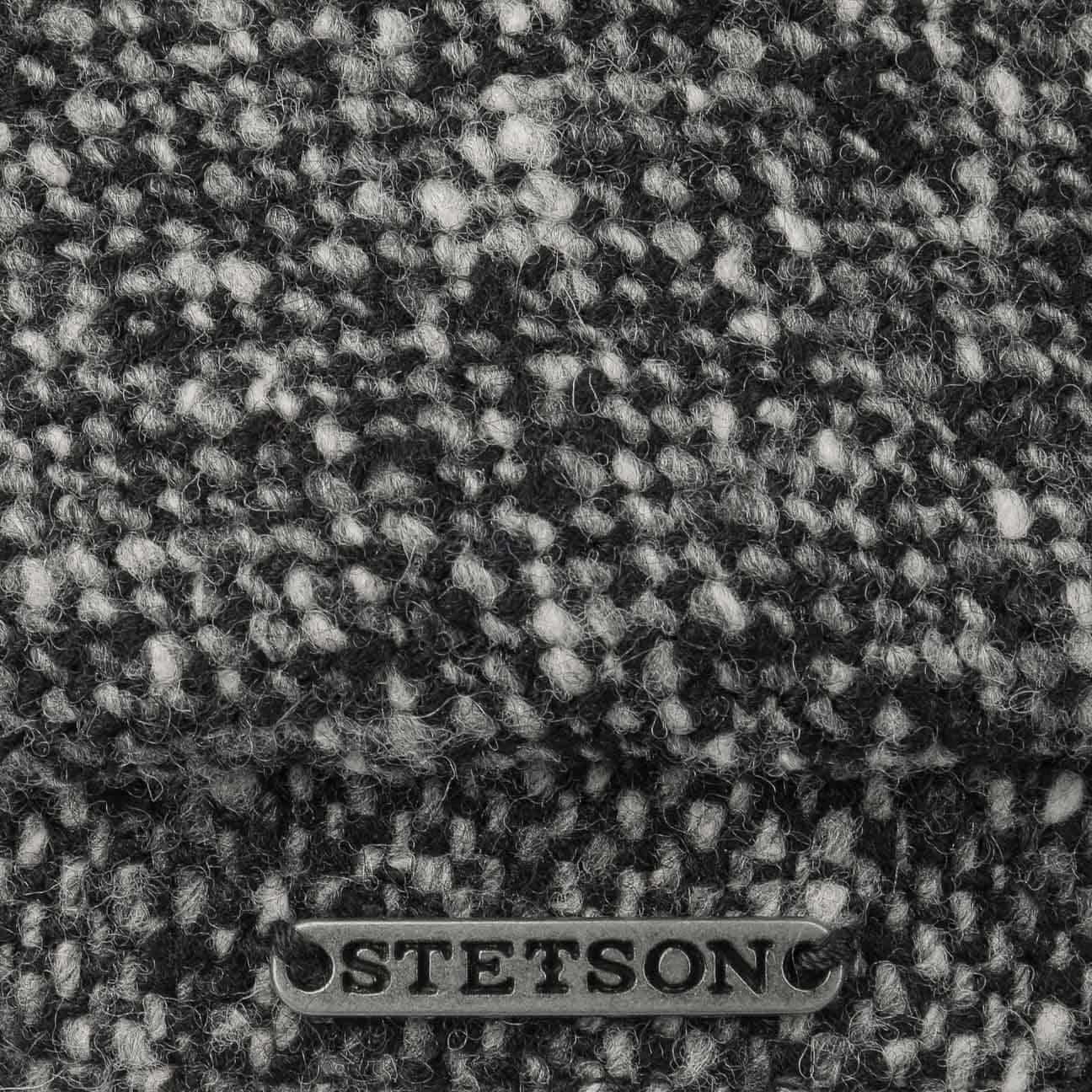 Stetson Brooklin Virgin Wool - Donegal - Schirmmütze aus 100% Schurwolle - 433 - Grau/Schwarz