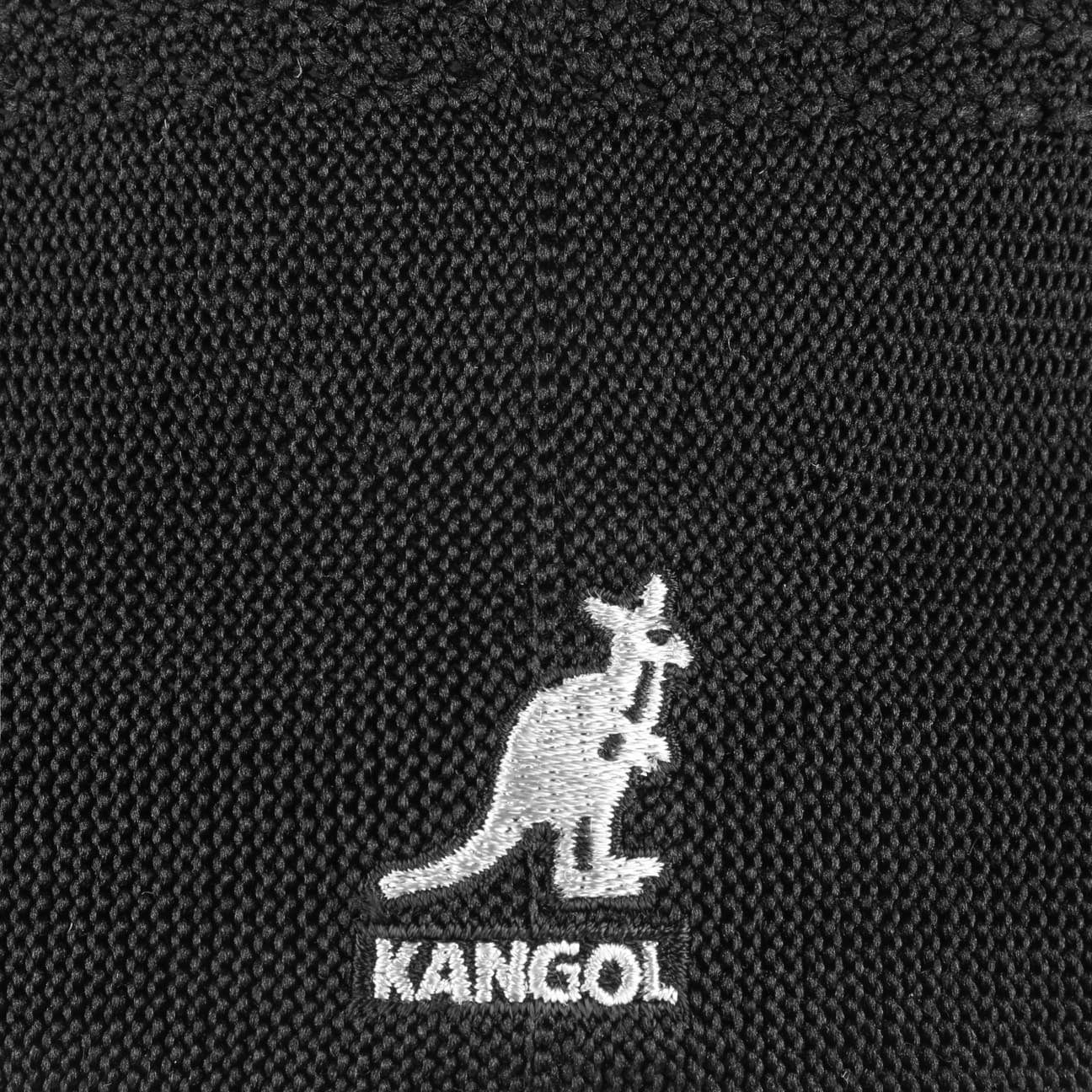 Kangol 504 Ventair Flatcap Schiebermütze - Black - Schwarz