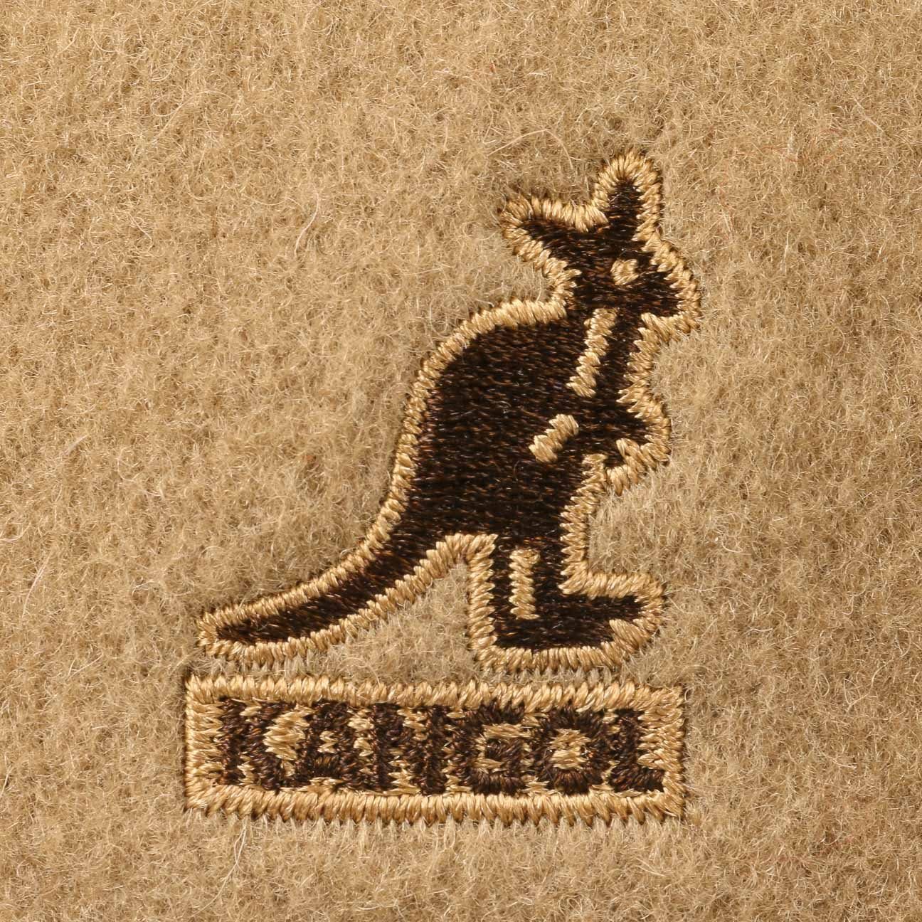 Kangol 504 Wolle Flatcap Schiebermütze - Camel - Hellbraun