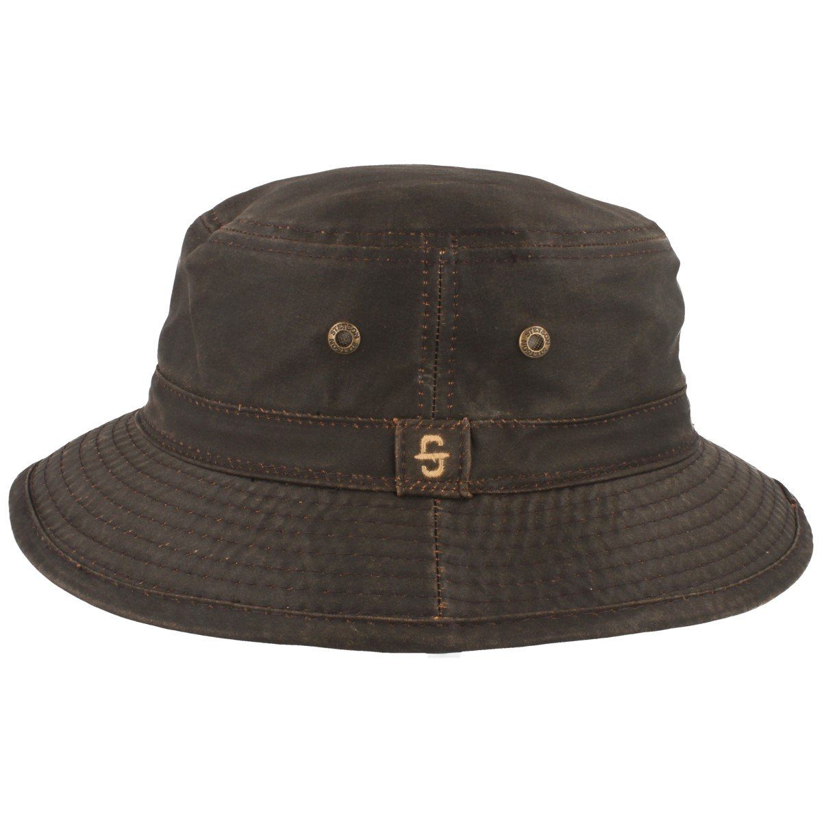 Stetson Drasco Vintage Bucket - Old Cotton Anglerhut - Braun