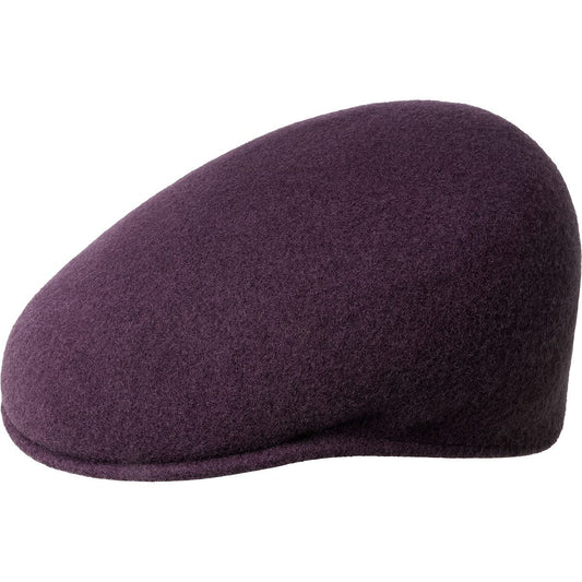 Kangol 504 Wolle Flatcap Schiebermütze - Deep Plum - Pflaume