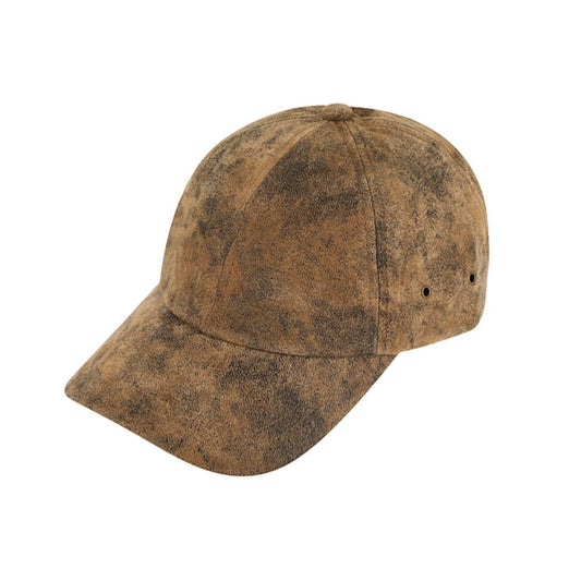 Fiebig Leder Basecap - Pigskin - mit Metallschnalle - Braun
