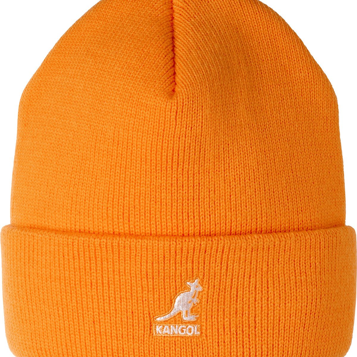Kangol Acrylic Pull-On Beanie mit Umschlag - Kumquat - Orange