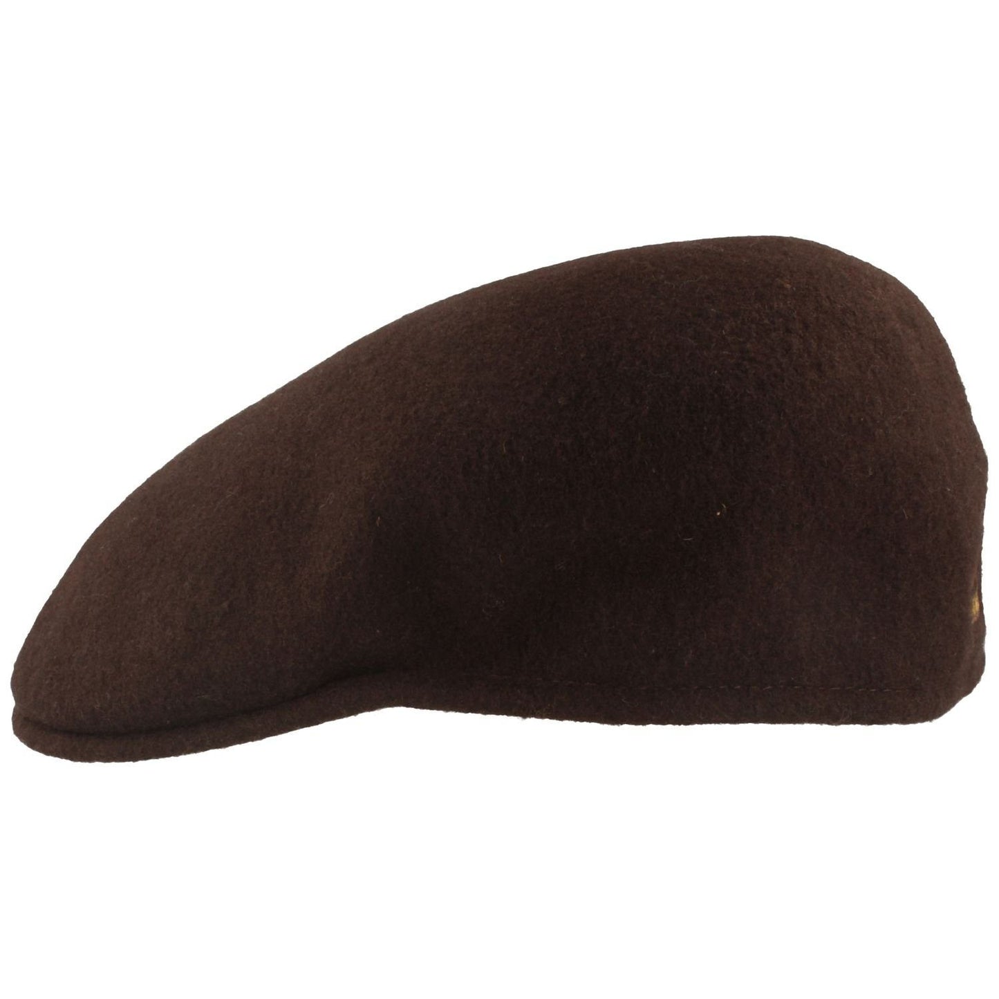 Kangol 504 Wolle Flatcap Schiebermütze - Espresso - Dunkelbraun