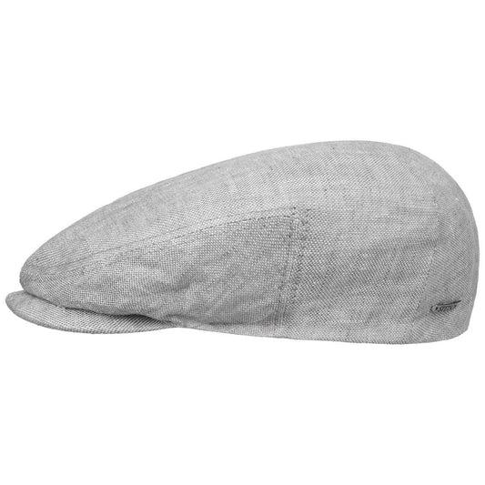 Stetson Driver Cap Leinen - aus 100% Leinen - 30 - Anthrazit
