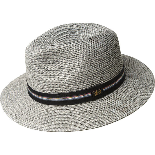 Bailey Hester Strohut Traveller - Toyo Strohut - Leicht, Flexibel & Knautschbar - Grau
