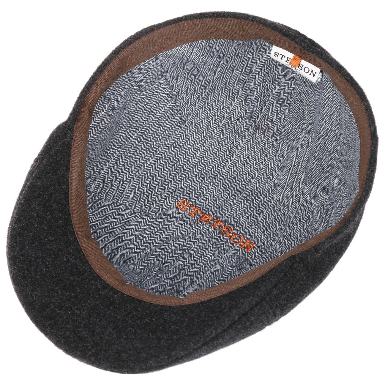 Stetson Texas Wool Cashmere - Duck Cap mit Kaschmir - Grau