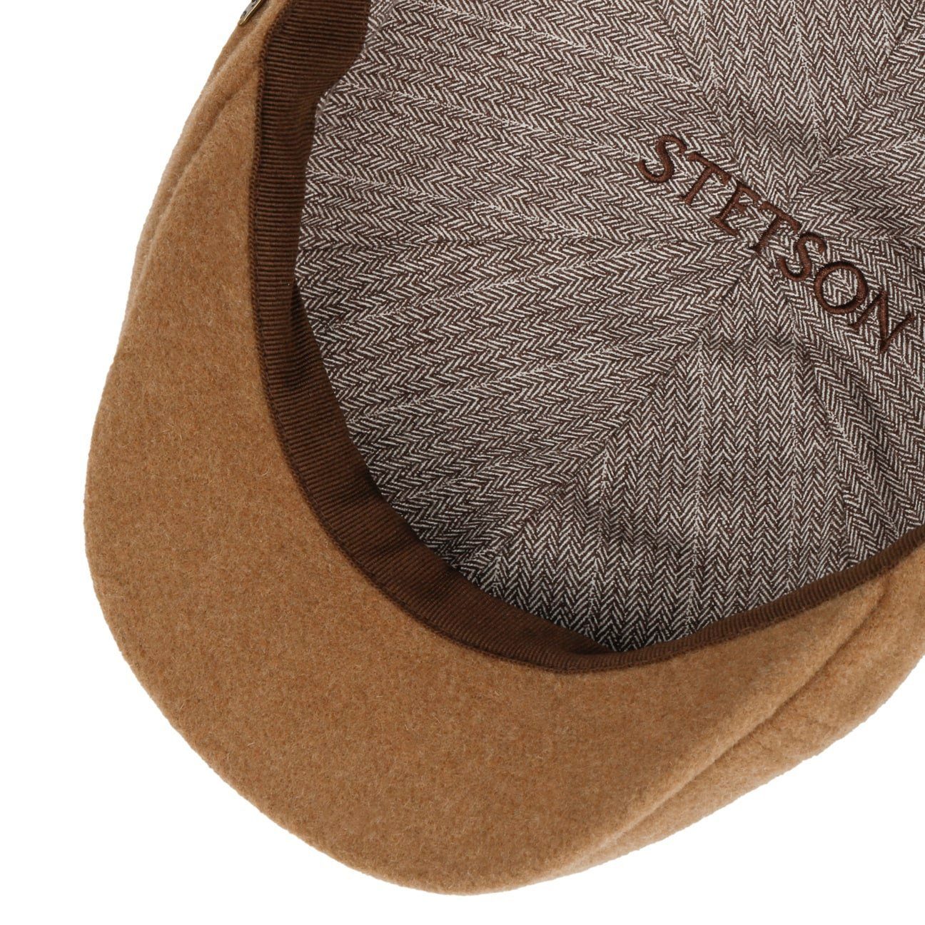 Stetson Texas Wool Cashmere - Duck Cap mit Kaschmir - Hellbraun