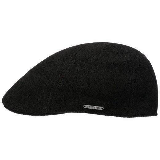 Stetson Texas Wool Cashmere - Duck Cap mit Kaschmir - Schwarz