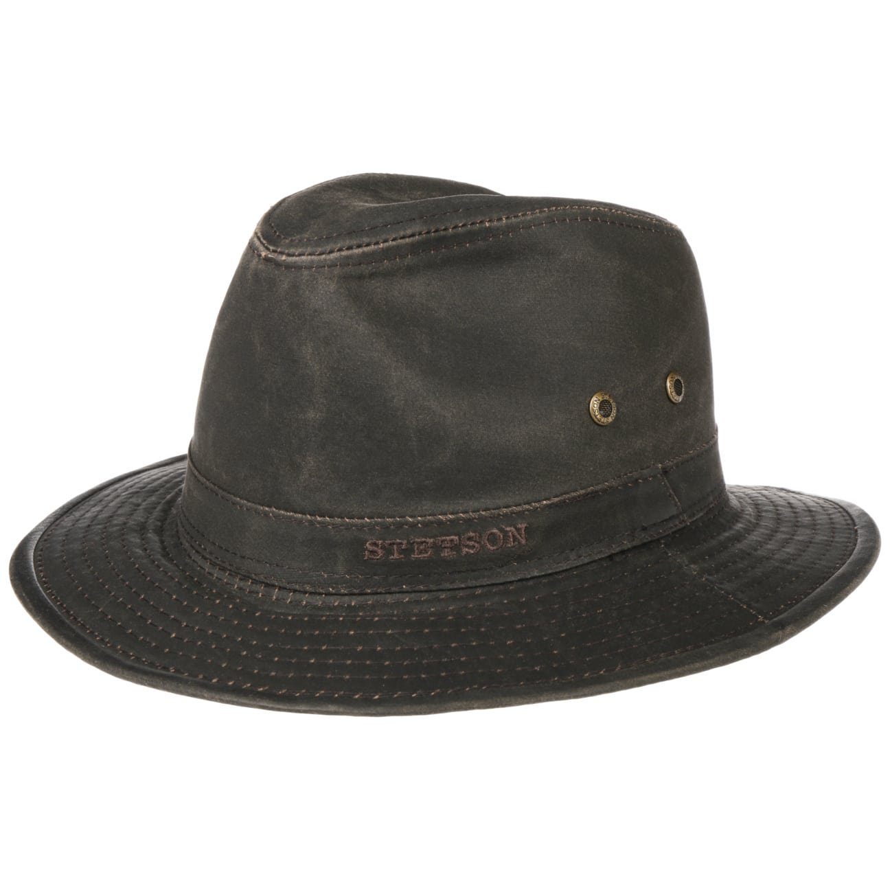 Stetson Vagabound Vintage Traveller - Old Cotton - Braun