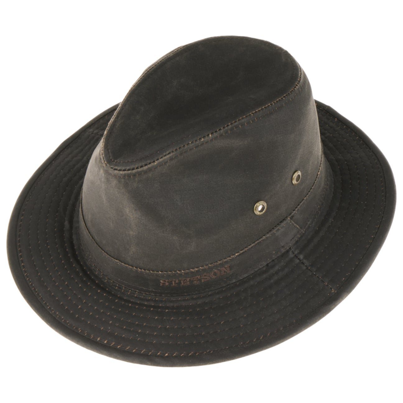 Stetson Vagabound Vintage Traveller - Old Cotton - Braun